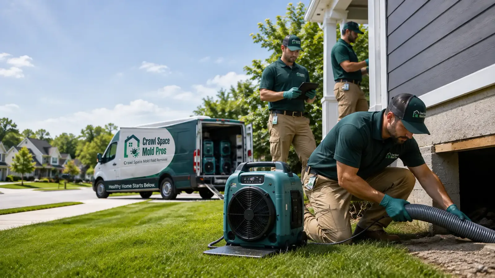 Crawl Space Mold Removal in Warrenville, IL